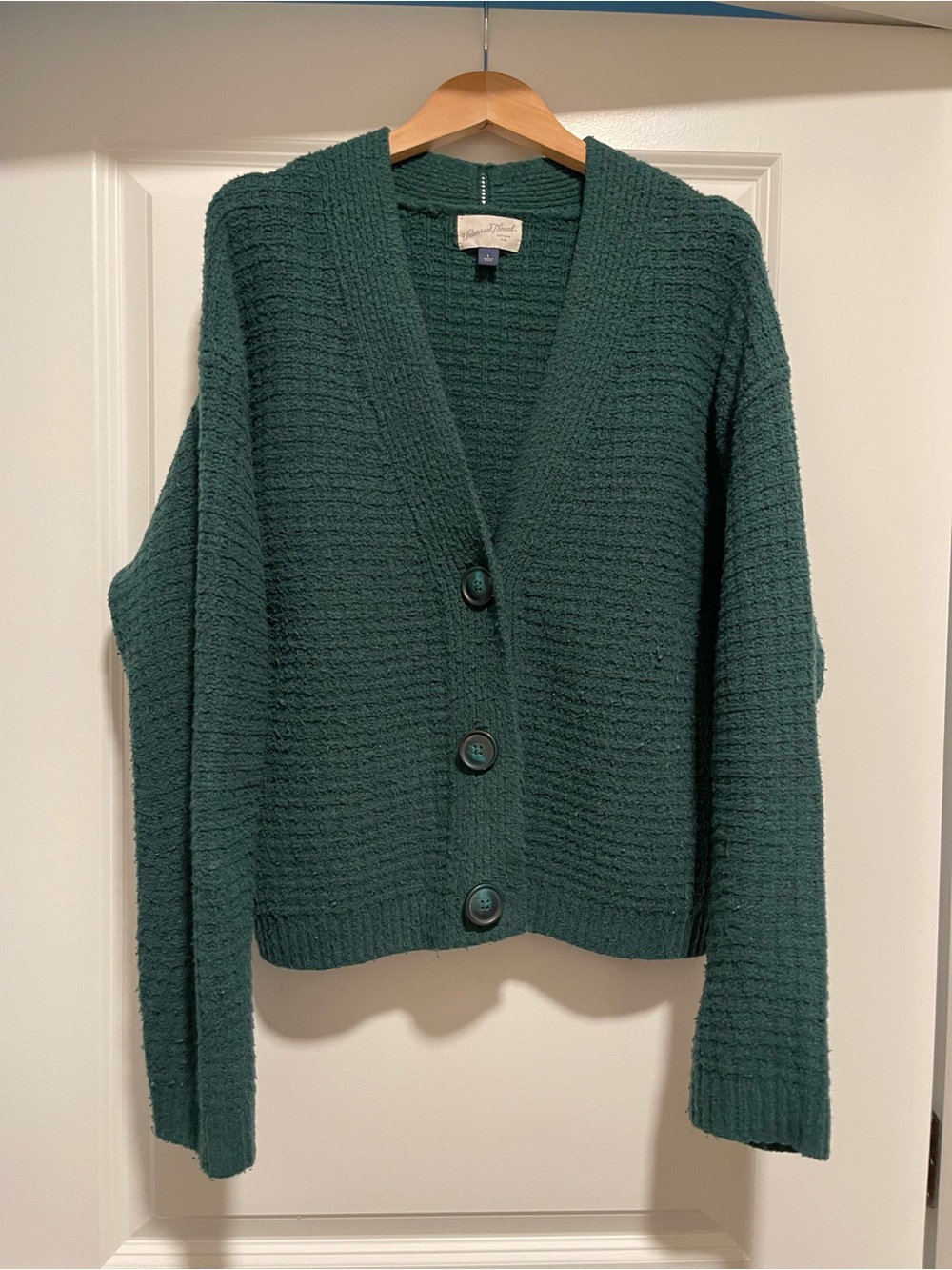 Universal Thread Deep Teal Button-Up Knit Cardigan